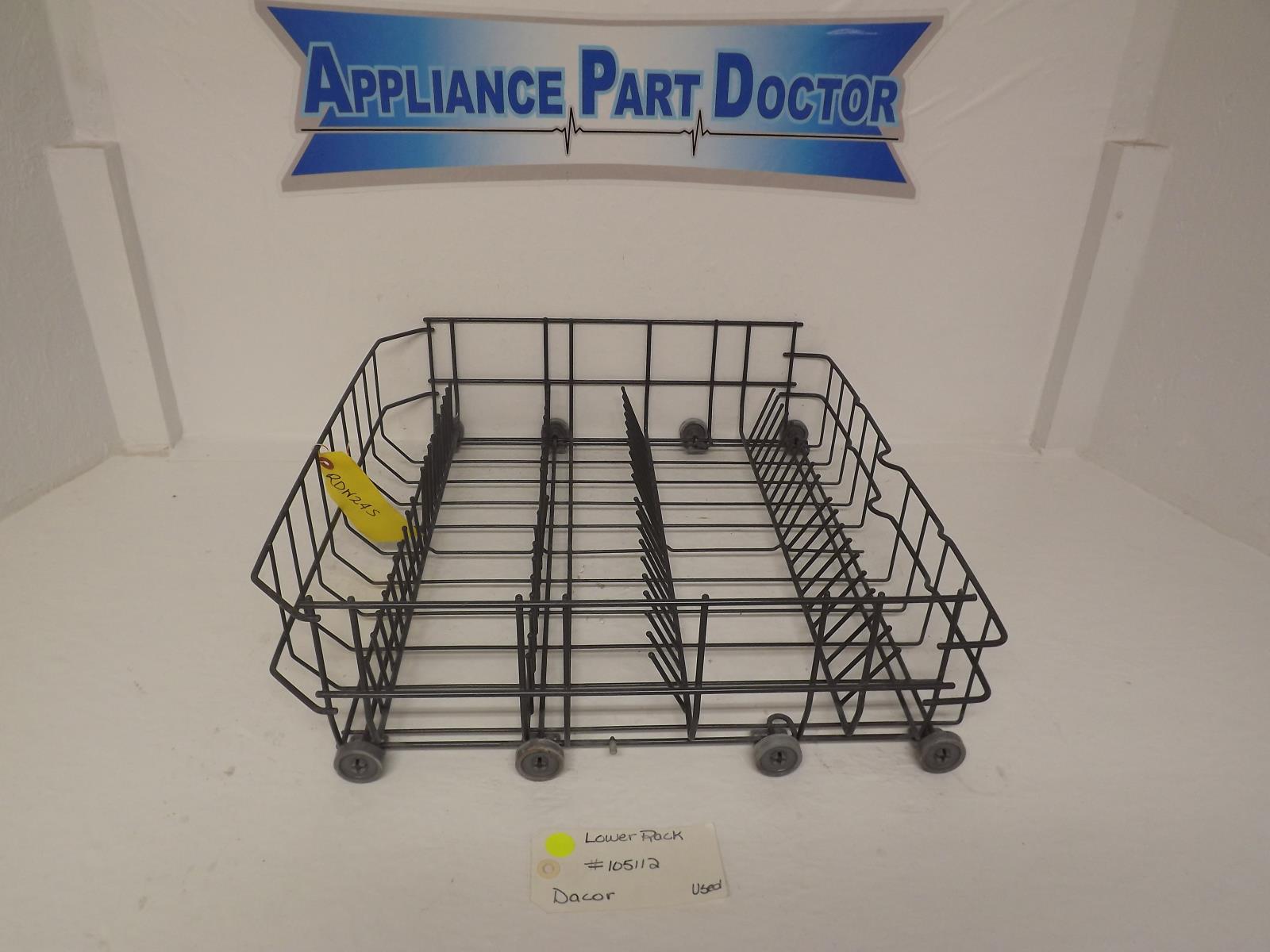 Dacor Dishwasher 105112 DD81-03677A Lower Rack Used Dacor Dishwasher 105112 DD81-03677A Lower Rack Used